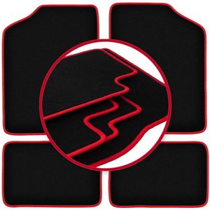 CARLUX-RED Autofußmatten für: Renault 5 Fließheck (1972-1985)