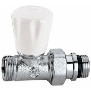 Manuelles Ventil für Heizkörper mit geraden Anschlüssen Caleffi 341 1/2'