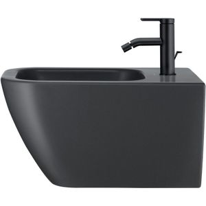 Wand-Bidet Happy D.2 54cm mit Überlauf, mit Hahnlochbank, - Duravit