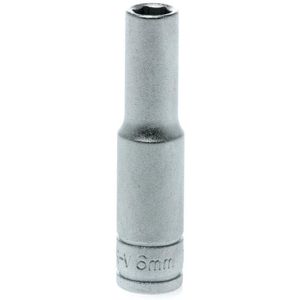 Langer 6-Punkt-Steckschlüsseleinsatz mit 1/4'-6-mm-Schaft