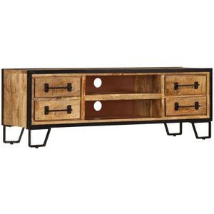 Vidaxl - TV-Schrank mit Schubladen 120x30x40 cm Massivholz Mango