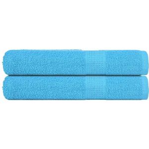 Torana - Saunatücher 2 Stk. Türkis 80x200 cm 360 g/m² 100% Baumwolle