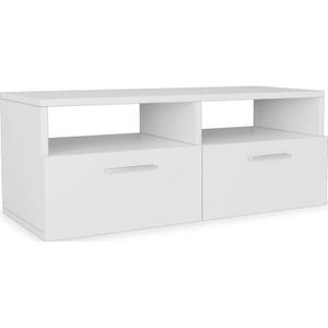 TV-Schrank Holzwerkstoff 95x35x36 cm Weiß vidaXL