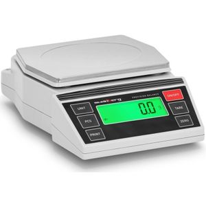 Digitale Präzisionswaage Feinwaage 2 - 3000 g Genauigkeit 0,1 g 196 x 160 mm