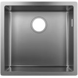 Unterbauspüle S71 S719-U400 400, Edelstahl - Hansgrohe