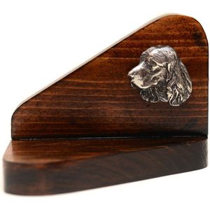 Welsh Springer Spaniel - Kerzenständer aus Holz mit Hund, Teelichtständer, Hundedenkmal von Art-Dog