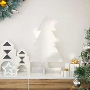 Torana - Weihnachtsbaum zum Schmücken Weiß 60 cm Massivholz Kiefer