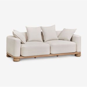 Sklum - Ioanis 2-Sitzer-Sofa aus Akazienholz Helles Akazienbraun