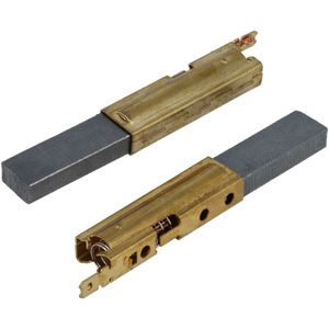vhbw 2x Kohlebürste 6,3 x 11 x 28 mm kompatibel mit Kärcher 1.261-350.0, 1.261-251.0, 1.261-209.0, 1.261-208.0 Nass-/Trockensauger