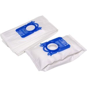 Vhbw - 10x Staubsaugerbeutel kompatibel mit AEG/Electrolux ze 2200..2299 Ergospace Staubsauger - Mikrovlies, 28cm x 17,5cm, Blau, Weiß