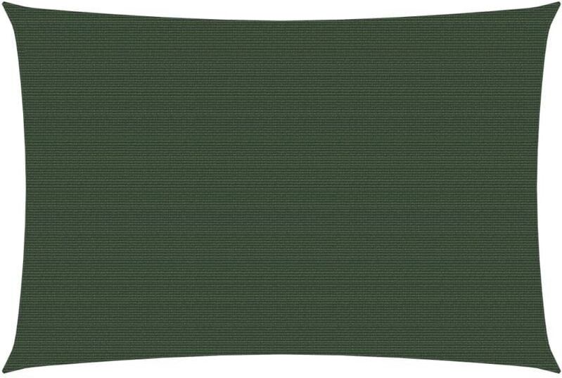 Sonnensegel 160 g/m² Dunkelgrün 5x6 m hdpe Vidaxl