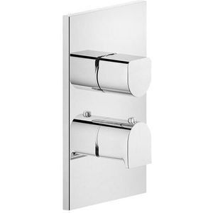 Gessi - Rilievo, Fertigmontageset für Unterputz-Thermostat mit