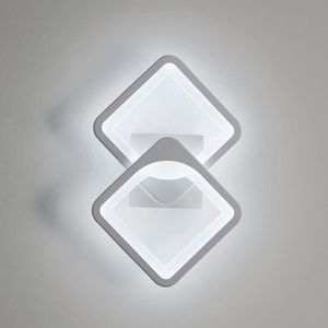 Goeco - Wandbeleuchtung 24W, Moderne led Wandlampen, KühlesWeiß, 6000K 2400 lm, Wandelbare Form Wandleuchte für Schlafzimmer, Wohnzimmer, Gang