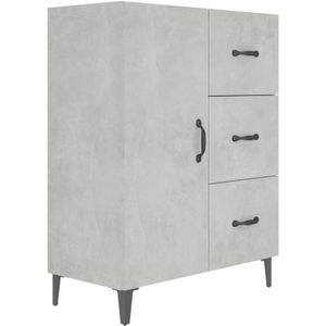 Sideboard Betongrau 69,5x34x90 cm Holzwerkstoff Vidaxl