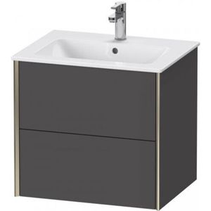 XViu 4125 Waschtischunterbau wandhängend, 2 Schubkästen, - Duravit