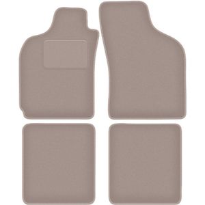 Beige Veloursmatten für: Fiat Albea Limousine (2002-2010)
