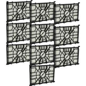 vhbw 10x Motorschutz-Filter kompatibel mit Bosch Moveon, Moveon BGL35MON1101, Moveon BGL35MON101, GL-40 Compact Allfloor Staubsauger