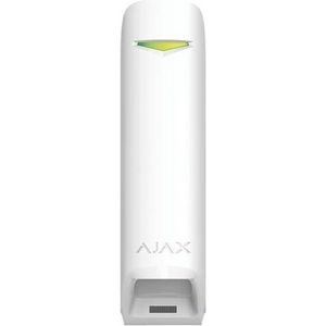 Ajax - MotionProtect Curtain ajcd PIR-Bewegungsmelder, Doppelstrahl-Vorhangeffekt, Tür-/Fensterschutz, IP54, weiße Farbe