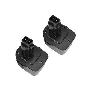 Trade-shop - 2x Hochleistungs Werkzeug Ni-MH Akku 12V 3300mAh ersetzt black & decker PS130 cd fs fsl hp mt ps A9252 A9275 A9266, elu EZWA49 EZWA50