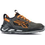U.power Sicherheitsschuh Ryder Gr.42 grau/orange S1P src esd EN20345 Leder - RS20016-42