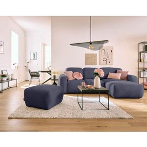 Lisa Design - Sorrento - beidseitig montierbar - schlaffunktion und bettkasten - 4 sitzplätze - aus strukturiertem stoff - marineblau