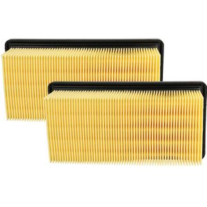 2x Flachfaltenfilter Ersatz für Kärcher 6.414-971.0 für Staubsauger - Filterelement - Vhbw
