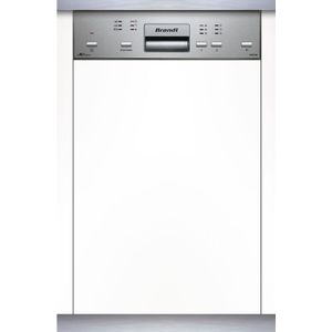 Brandt - Integrierter geschirrspüler 45cm 10c 47db a ++ mit edelstahlstreifen vs1010x