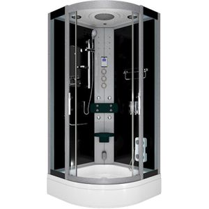 Acquavapore - Duschkabine Komplettdusche Fertigdusche Dusche D46-63T0-EC 100x100 cm mit 2K Scheiben Versiegelung