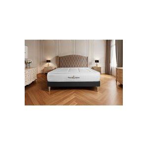 Matratze Balmoral 180 x 200 cm + Bettgestell mit lattenrost , Härtegrad 4 , Memory-Schaum , Höhe : 24 cm
