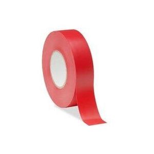 Rotes selbstverlöschendes PVC-Isolierband 0,13 x 19 mm 25 m Faeg FG27193