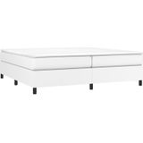 Bettgestell Weiß 200x200 cm Kunstleder Vidaxl