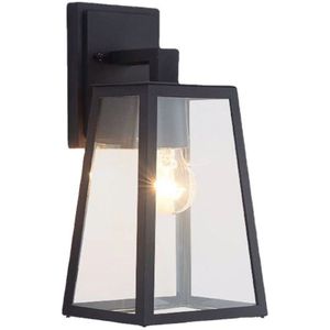 Vintage Industrial Wandlampe Metall Glas Wandleuchte Schwarz Wandbeleuchtung für Café Küche Bar Esszimmer Küche