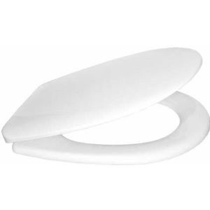 Haro Deltano Hausmarke Premium Universal WC-Sitz mit Edelstahlscharnier, weiß