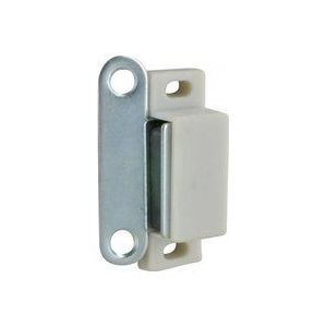 Magnetschnäpper weiß 2kg, 46x16x15 mm, 2 Stück