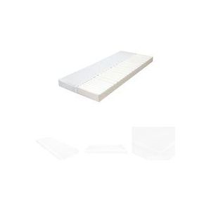 Longziming - The Living Store Matratze 80 x 200 cm 7 Zonen pu Schaum 10 cm H2 H3 - Gastmatratze - 7-Zonen-Matratze - PU-Schaum Matratze - Matratze