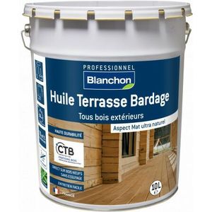 Terrassenöl Fassadenverkleidung 10L Naturholz Blanchon