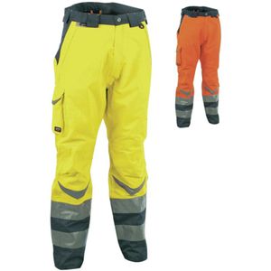 Cofra - Winter-Warnschutzhose wind- und wasserdicht orange 46