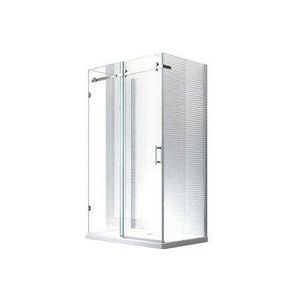Glaszentrum Hagen - 120x80x195cm - Hebe Duschkabine - Dusche Duschabtrennung - 8mm - esg Glas