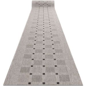 Rugsx - Läufer sizal floorlux Modell 20079 silver / black 200 cm beige 200x240 cm