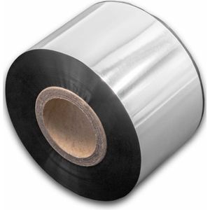 vhbw 1x Thermotransfer-Band kompatibel mit Godex EZ-1100 Plus, EZ-2200 Plus Drucker Etikettendrucker, Wischfest, 40 mm x 300 m, Wachs Harz Schwarz