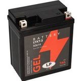 Landport - Batterie 12V 7Ah für Motorrad Startbatterie mg LTX7-3