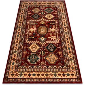 Wollteppich KASHQAI 4306 300 orientalisch, Rahmen Terrakotta / beige red 67x130 cm