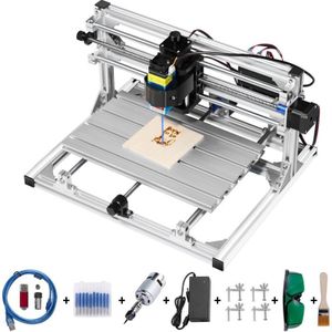 Mophorn - vevor 3018 diy Mini cnc Maschine Graviermaschine 500 mW, Lasergravur Maschine 500 mW, diy CNC-Maschine-Kit 3018 mit 500 mW grbl Steuerung