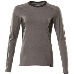 Accelerate T-Shirt, langarm, Damen Gr. xl dunkelanthrazit/schwarz - Mascot