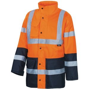 Vizwell - Warnschutz Regenjacke atmungsaktiv VW61 Gr. m orange