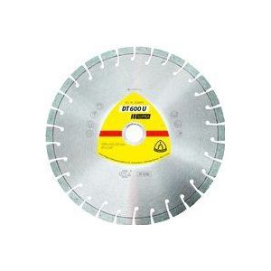 Klingspor - dt 600 u Diamanttrennscheiben, 140 x 2,4 x 22,23 mm 17 Segmente 20 x 2,4 x 9 mm, Kurzverzahnung