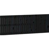 Wand-Kopfteil Schwarz 166x3x60 cm Massivholz Kiefer Vidaxl
