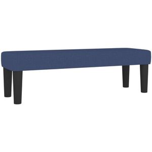 Sitzbank Blau 100x30x30 cm Stoff Vidaxl