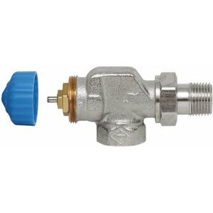 Thermostatventil mit bes. geringem Widerstand Axial 1/2', RG-vernickelt 2245-02.000 - Heimeier