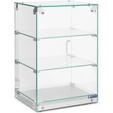 Royal Catering - Gastro Kuchenvitrine Buffetvitrine Tortenvitrine Panoramavitrine 60 l 3 Ebenen